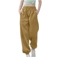 thumbnail image 1 of Plebaso Pantalon de Survêtement à Bas Resserré pour Garçons et Filles, Cordon de Serrage, Taille Haute, Pantalon Jogger, Pantalon de Course Athlétique, 1 of 6