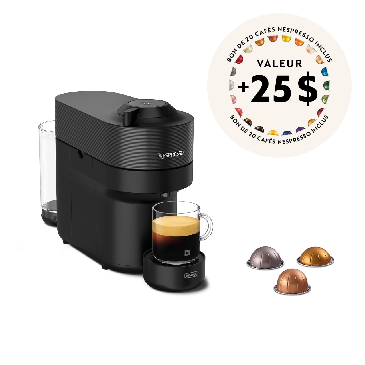 Nespresso VERTUO POP エスプレッソマシン Nespresso Vertuo Pop Coffee and Espresso Machine by De'Longhi