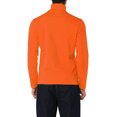 thumbnail image 3 of INSPIRE CHIC Chandails pour Hommes, Chandail à Col Roulé, Manches Longues, Extensible, Coupe Ajustée, Hauts 50 Orange, 3 of 7