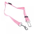 thumbnail image 1 of Linen Purity Adjustable Car Safety Seat Belt Harness Restraint Lead Travel Clip For Pet Dogs, 1 of 9