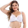 thumbnail image 2 of MesaSe Women‘s Plus Size Signature Lace Unlined Underwire Bra with Added Support, 2 of 7