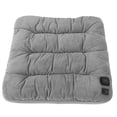 thumbnail image 1 of Heated Chair Pad, USB Power Heated  Cushion High Safety 3 Temp Modes  for Office Gray, 1 of 7