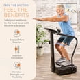 thumbnail image 3 of Lifepro Rhythm Vibration Plate Exercise Machine with Handles – Full Body Vibrating Plate for Lymphatic Drainage, Circulation & Recovery – Home Weight Loss Exercise Machine - Black, 3 of 8