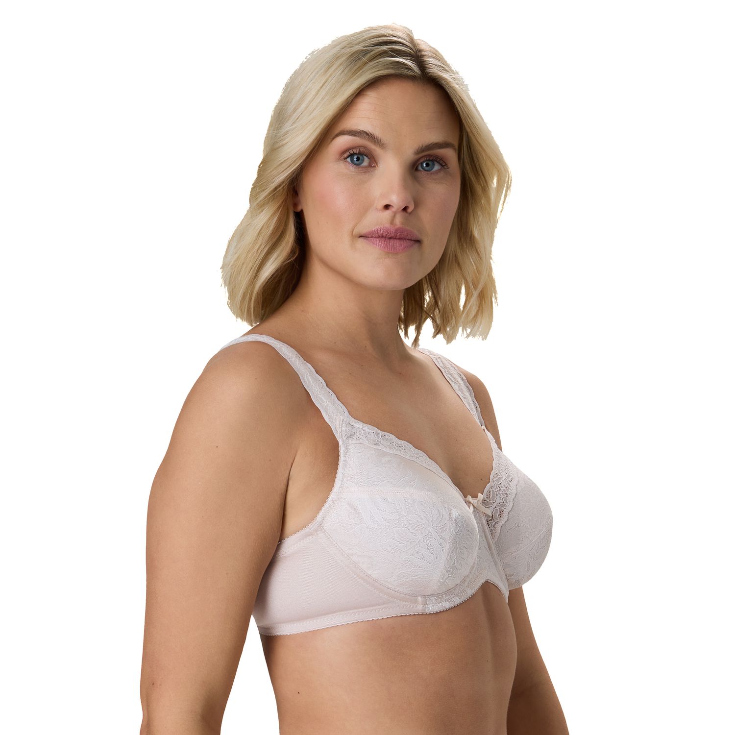 WonderBra Stretch-Lace Underwire Bra with Gel Straps