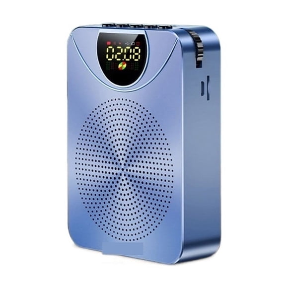 Wireless Clock Megaphone Voice Amplifier Teacher Guide Microphone Speaker 5W Support TF Card U Disk Connection ,Comfortable and Portable