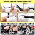 thumbnail image 2 of Djiypn Keyboard Cleaner Kit, Electronics Cleaning Kit with Retractable Big Brush, Portable 20-IN-1 Multi-Tools Kit for Phones, Tablet, Computer, PC, TV Camera Lens with 10ml Mist Spray (Black), 2 of 9