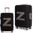 thumbnail image 1 of 2022 Luggage Case Protective Cover Text 26 Letter Pattern Travel Elastic Duffle Luggage Dust Cover for 18-28 Inch Suitcase 8text Z L, 1 of 6
