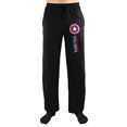 thumbnail image 4 of Marvel Comics Captain America Shield Print Mens Loungewear Lounge Pants, 4 of 7