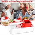 thumbnail image 1 of Suncoda Veggie Chopper, Kitchen Multifunctional Stainless Steel Vegetable Cutter Grater Grater Sli-Cer, 1 of 9