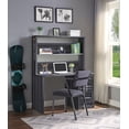 thumbnail image 2 of ACME Cargo Desk & Hutch in Gunmetal, 2 of 5