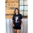 thumbnail image 3 of Womens Save The Floaty Potatoes T Shirt Funny Manatee Conservation Tee (Heather Navy) - 3XL, 3 of 4