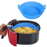 ZZkhGO Air Fryer Compatible Baking Tray, Non-Stick Oven Pan and Pot, Foldable Cooking Accessory for 7.1 Inch Fryers
