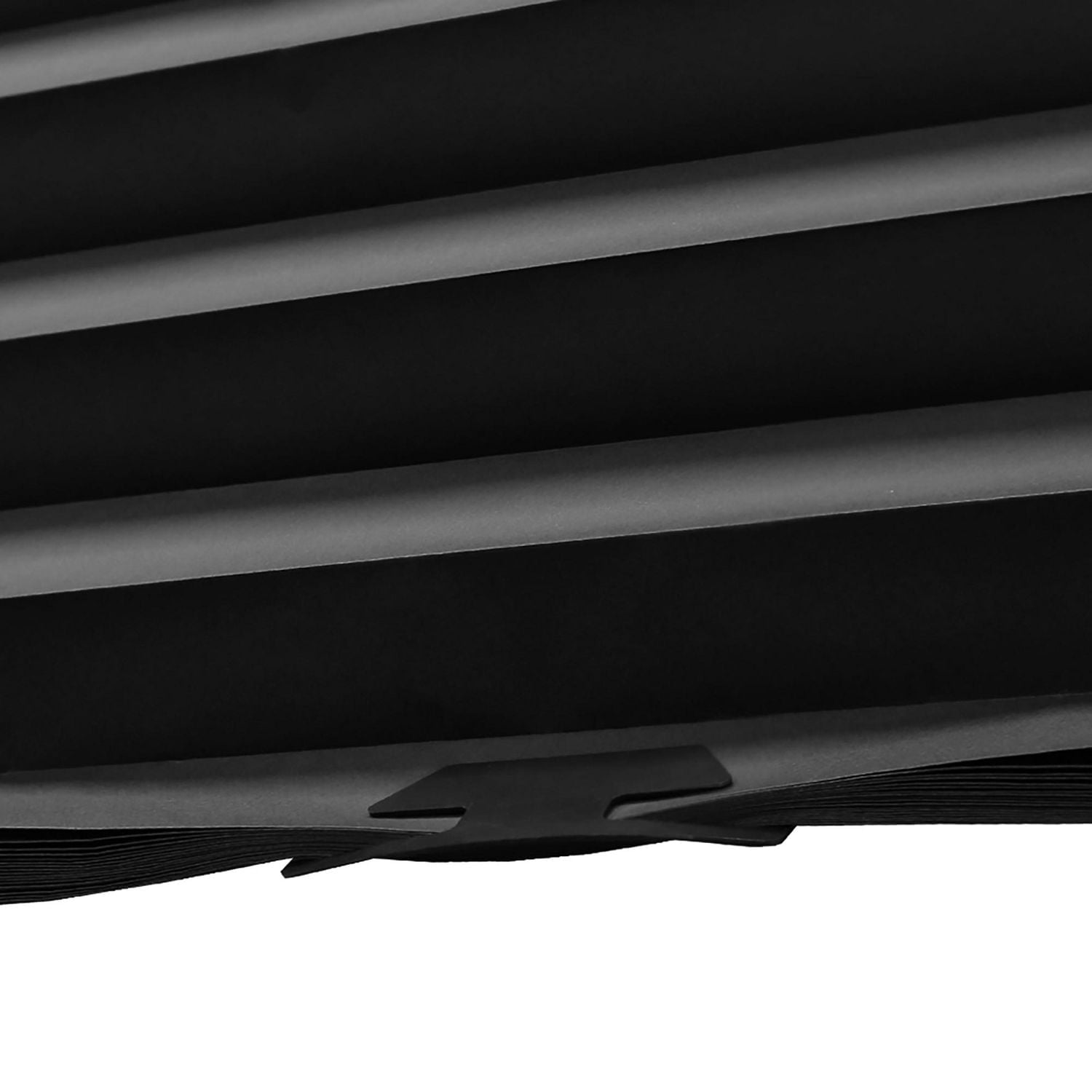 Store en papier plissé sans cordon Mainstays, noir, 91 cm x 183 cm