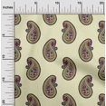 thumbnail image 1 of oneOone Cotton Silk Fabric Paisley Block Print Fabric BTY 42 Inch Wide, 1 of 4