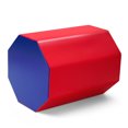 thumbnail image 1 of Costway 25''x30'' Octagonal Tumbler Gymnastics Mat Kids Skill Shape Exercise Gym Home, 1 of 10