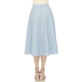 thumbnail image 3 of White Mark Jupe Midi Évasée Tasmin pour Femmes, 3 of 6