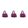thumbnail image 1 of kurtrusly 1/2/3 Sac Fourre-Tout Durable pour Femmes - Anti-Rayures et Résistant à l'Usure Pratique Violet 3 Pcs, 1 of 6