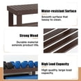 thumbnail image 3 of Modern Shoe Rack Bench for Mudroom – Entryway Storage Bench with Seating, Shoe Organizer for Hallway or Foyer – Sturdy White Furniture for Home Entrance, 3 of 8