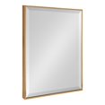 thumbnail image 1 of Kate and Laurel Rhodes Miroir Mural Rectangulaire Décoratif Encadré, 18,75 X 24,75 Or, 1 of 2