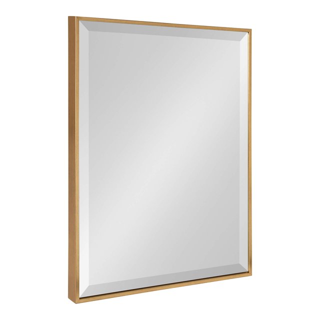 Kate and Laurel Rhodes Miroir Mural Rectangulaire Décoratif Encadré, 18,75 X 24,75 Or