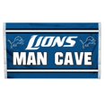 thumbnail image 2 of Detroit Lions Man Cave 3 x 5 Flag w/ 4 Grommets, 2 of 3