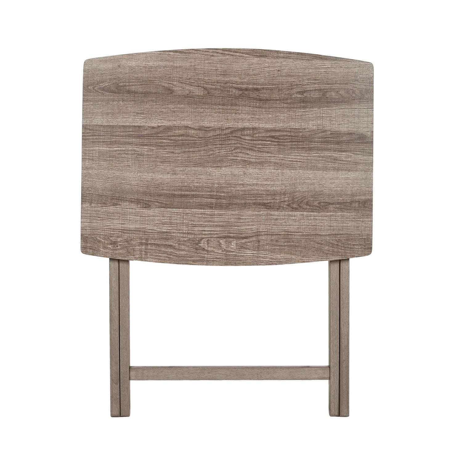 Mainstays Table plateau très grand format Gris rustique