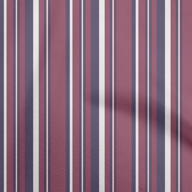 oneOone Velvet Dark Magenta Fabric Stripes Craft Projects Decor Fabric Printed By The Yard 58 Inch Wide-ZG