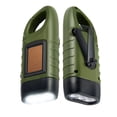 thumbnail image 1 of Jadeshay Hand Crank Torch Solar Powered Flashlights, Rechargeable LED Handheld Flashlights Outdoor Emergency Lamp with Carabiner, 1 of 8