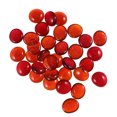 thumbnail image 1 of 1 Set Flat Bead Decors DIY Glass Beads Multi-function Decorative Gravels Handmade Craft Ornaments for Home Store (Red), 1 of 9