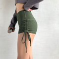 thumbnail image 2 of Besolor Women's Plus Size Yoga Shorts High Waisted Stretch Drawstring Butt Lifting Booty Workout Biker Shorts, 2 of 7
