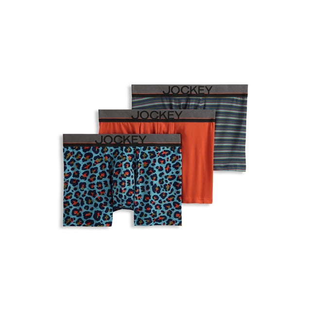 Jockey Boxeur-Brief True Style pour Hommes 4 Po - Lot de 3
