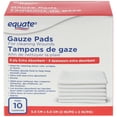 thumbnail image 1 of Equate Tampons de Gaze, 2 Pouces x 2 Pouces, 1 of 2