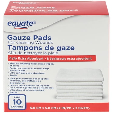 Equate Tampons de Gaze, 2 Pouces x 2 Pouces