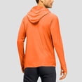 thumbnail image 4 of Besolor Chandails à Capuchon de Protection Solaire UPF 50+ pour Hommes, Manches Longues, Pêche, Randonnée, Course, Légers, Séchage Rapide, 4 of 4