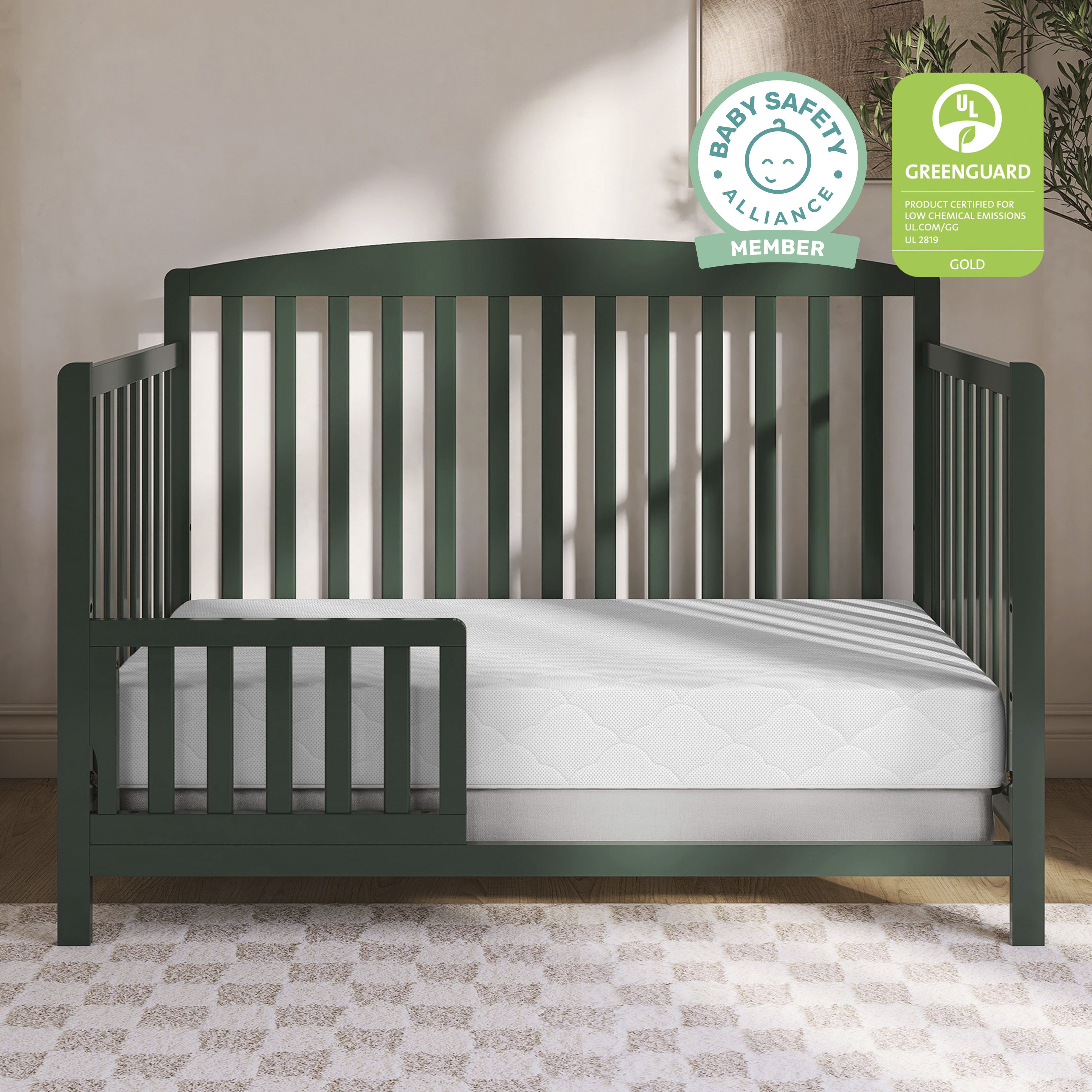 Matelas pour lit de bébé et enfant en bas âge Dream On Me Safe Sleep