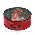 thumbnail image 2 of HLONK Storage Trunks Clearance  Christmas Wreath Storage Bag - Garland Holiday Container With Clear Window - Tear Proof Fabric  Room Storage, 2 of 5