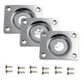 thumbnail image 2 of Milaget Output Rectangle Socket Plate /w Screws fr Electric Guitar Parts, 2 of 7
