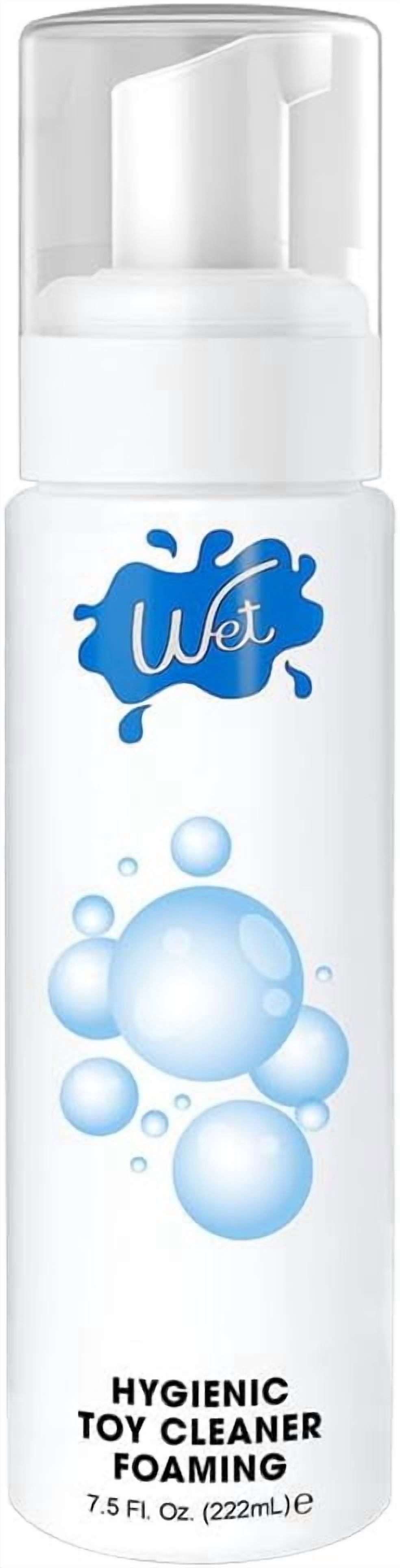 Wet Hygienic Foaming Toy Cleaner, No Harsh Chemicals, Free Gentle Cleansing Spray Safe for All Toys and Surfaces, 7.5 oz