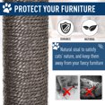 thumbnail image 4 of PawHut Cat Tree Cat Condo with Scratching Post Grey 47", 4 of 10
