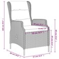 thumbnail image 4 of vidaXL 9 Piece Garden Dining Set Dark Grey, 4 of 4