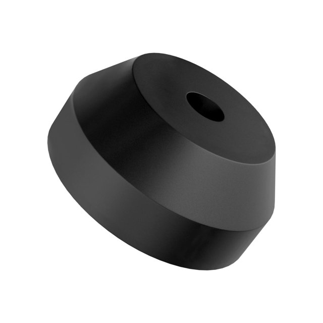 Record Turntable Adapter 7 inch Vinyl Record Dome Adapter Solid Aluminum Record Player Accessories Stable Record Player Turntable Black