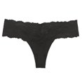 thumbnail image 3 of B91xZ Culotte Sans Couture pour Femmes Grande Taille Coton Extensible, L Noir, 3 of 3