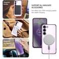thumbnail image 3 of Supershield Samsung Galaxy S23 Case MagSafe Collection Hybrid Bumper Protective Phone Cover Slim Design, Matte Finish - Purple, 3 of 3