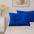 thumbnail image 3 of Inflatable Pillow Blow Up Pillow Inflatable Pillow For Camping Camping Pillow With Flocked Surfaces Inflatable Cushion For Travel Hiking Beach Outdoors Fishing, 3 of 6