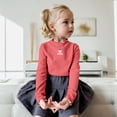 thumbnail image 2 of MIASHUI Kids Tops Toddler Girls Long Sleeve Ruffle T Shirts Print Casual Blouse,Red,2-3 Years, 2 of 4