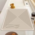 thumbnail image 2 of Dish Drying Mat Absorbent Countertop Mat For Coffee Maker Dish Drainer 1pc Doilies Plate Charger Living Room End Table Mats Place Mats for Tables 4 Kitchen Table Set for 4 under 150 And Napkins Small, 2 of 4