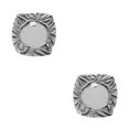 thumbnail image 3 of kurtrusly Chair Cover Slipcover Stretch Seat Computer Protection Set Anti-Dirty Thicken Solid Home Wedding Universal Decoration Silver Gray/Seat Mat 2Set, 3 of 6