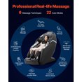 thumbnail image 2 of VEVOR Fauteuil de Massage Corps Entier Fauteuil Inclinable de Massage 3D/4D avec SL-Track et Extensible de Yoga, 2 of 9