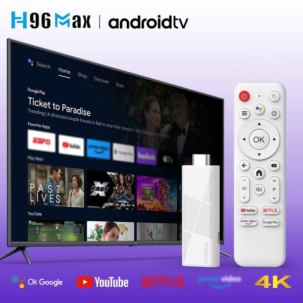 H96 MAX Android 14.0 TV Stick 16GB ATV Rockchip 3518 Quad-Core