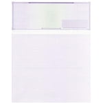 Compuchecks - 250 High Security Blank Check Stock Paper - Print on Top - Easy and Secure From Your Computer - Business Paper Weight #70 (Purple Mazed)